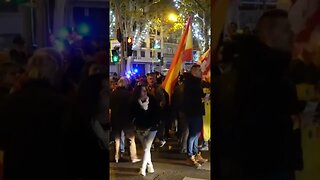 🇪🇸 Patriotas toman la Calle Ferraz, Madrid (26 nov 2023)