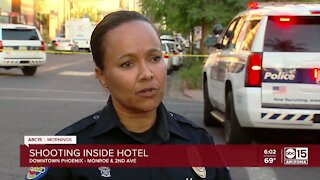 1 killed, 7 injured in downtown Phx hotel shooting