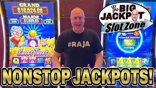 THE RAJA IS ON FIRE! 🔥NONSTOP JACKPOTS LIVE FROM THE BIG JACKPOT SLOT ZONE!