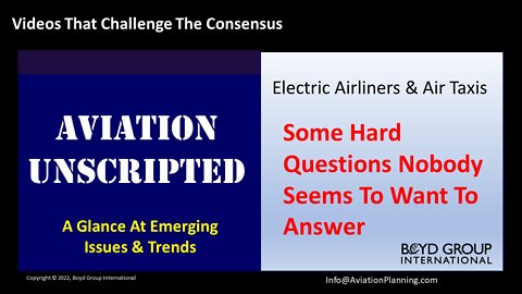 Danger! Electric Airplanes Are Great. But The Supply Chain Isn't Secure