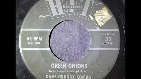 Dave Grundy Combo - Green Onions