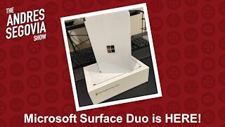 Unboxing the Microsoft Surface Duo & Setup Screen!