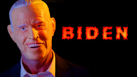 On Halloween, Biden came to here for candy and opened the mask. It turned out to be ***!