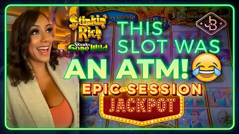 WOW! Stinkin Rich Skunks Gone Wild Slot Machine Was On FIRE! 🔥