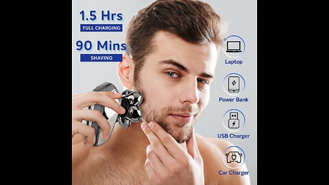 Aidallswellup Shaver Electric Head Shaver For Bald Men, Head Shaver Cordless And Rechargeable