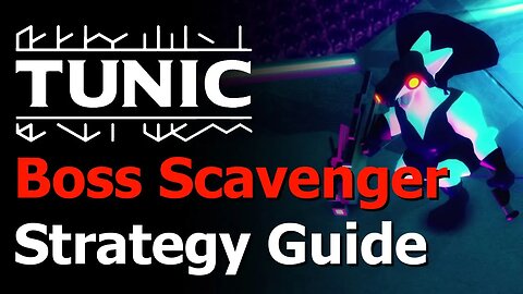 Tunic - Easy Scavenger Boss Strategy Guide - At the Root of the World Achievement- Blue Key Location
