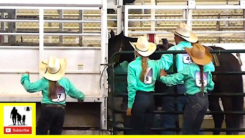 Youth Trailer Loading - 2022 Ben Johnson Days Youth Ranch Rodeo