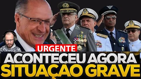 Alckmin muda COMANDO MILITAR enquanto Lula fica turistando