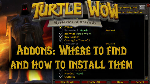 Turtle WoW Addons Guide