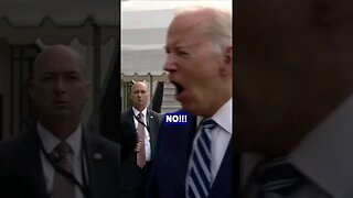 Joe Biden snapping at a reporter - No!!!