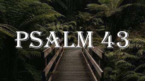 Psalm 43 Read Along Audio Bible