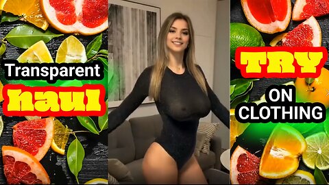 Transparent Haul Try On Clothing 👗👚#Fashion #Challenge