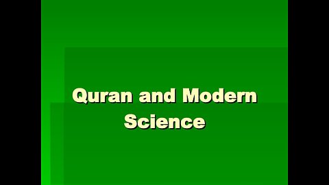 Quran vs science || urdu video and Islamic