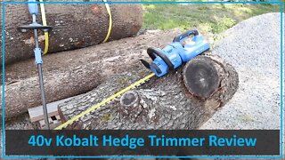 TNT #131: 40V Hedge Trimmer Review / Kobalt Battery Powered