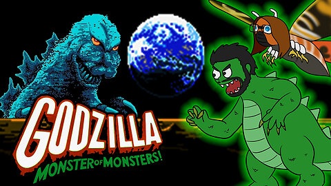 Godzilla Monster of Monsters NES - Castzilla VS The Pod Monster
