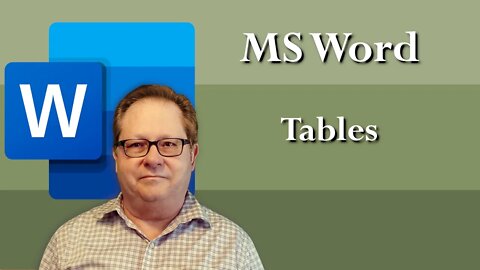 Creating and Managing Tables in Microsoft Word