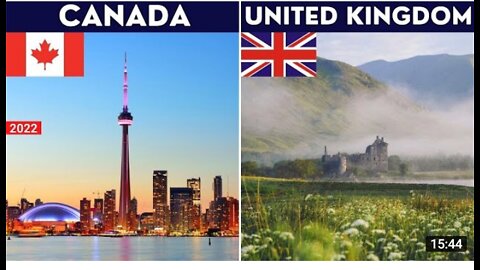 United Kingdom Vs. Canada - country comparison (2022)