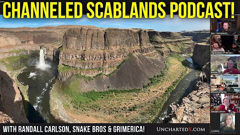 Reviewing the Scablands trip with Randall Carlson! Podcast w/ Komographia, Snake Bros and Grimerica!