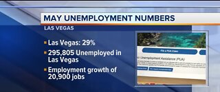 Nevada's unemployment numbers for May