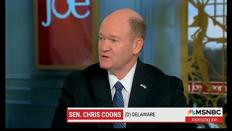 Democrat Sen Chris Coons Admits Biden's Economy Sucks