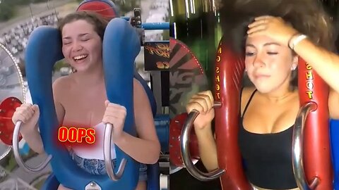Slingshot Ride Girl Fail Compilation | Funny and Shocking Moments #27