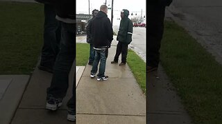 #gangstalking perp walk 03/24/2023 Pt. 2 - A #homeless #gangstalker had a knife! 😲