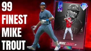 99 FINEST MIKE TROUT DEBUT! | MLB The Show 22