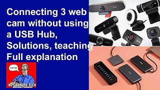 How to connect Multiple Webcam to computer without using a USB Hub