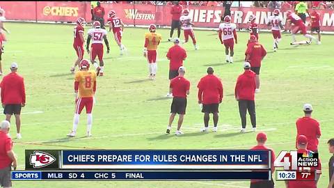 Chiefs learning to adapt to new NFL rules