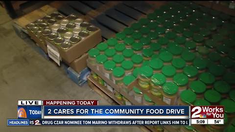 Donate your nonperishable items to Food Bank on Wednesday