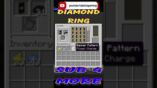 Diamond Ring Banner | Minecraft