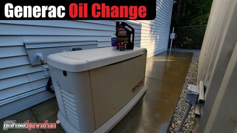 How to perform an Oil Change on your Generac Generator | AnthonyJ350