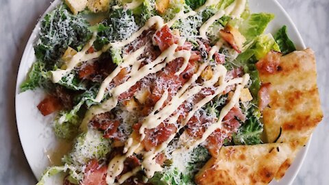 Keto Bacon Salad With Ranch Dressing