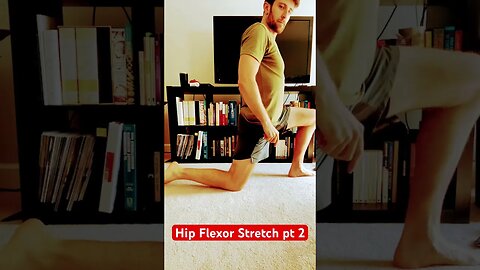 Hip Flexor Stretch pt 2 #gym #physicaltherapy #health #wellness #fitness #stretching #pain