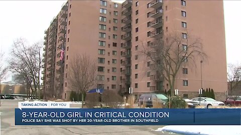 Man allegedly shoots 8-year old sister in the head at Southfield apartment complex