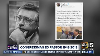 Memorial services for US Rep. Ed Pastor set for Thursday, Friday