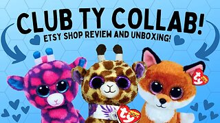 CLUB TY Sent Me ETSY Products! 🤩- COLLAB With Club TY!💙(Unboxing, Review and Info!⭐️)