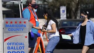 Maricopa County Elections Center DropBox Heavily Armed And Concealed With Tarp