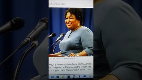 Stacey Abrams Blames 'Black men' for Losing An Election