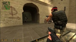 Counter Strike Source Dust 2 Bots #33 Only SMGs