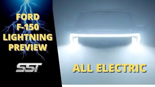 FORD F150 LIGHTNING ELECTRIC PICKUP TRUCK PREVIEW