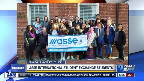 Good morning from ASSE International Student Exchange Students!