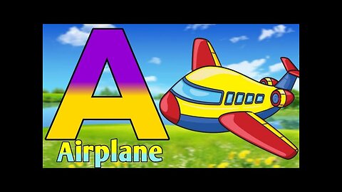 A for airplane | abcd | phonics song | abc phonics song
