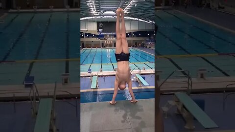 5 Metre Armstand 9 Year Old Diver