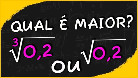 QUEM É MAIOR: RAIZ CUBICA OU RAIZ QUADRADA ? | PROFMAT | ENA | 2023