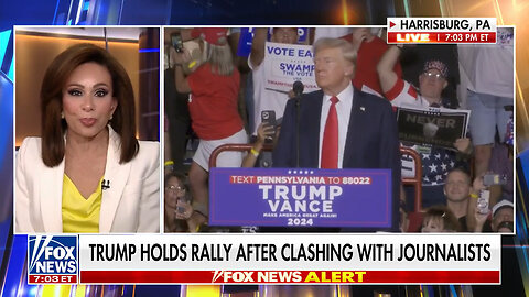 Judge Jeanine: Trump Speaks To Any Audience While The Harris Campaign Keeps Her Under Wraps