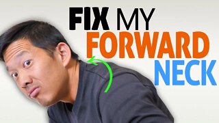 How to fix hunchback neck - QUICK + EASY forward head fix!