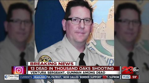 Ventura Sergeant being hailed as a hero after the Thousand Oaks mass shooting