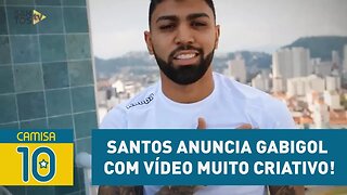 SANTOS anuncia GABIGOL com VÍDEO muito CRIATIVO!