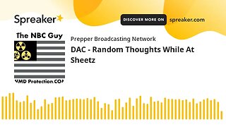 DAC - Random Thoughts While At Sheetz